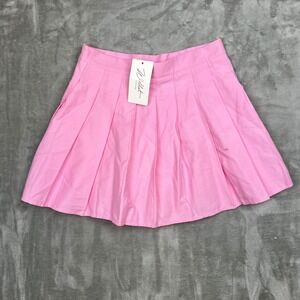 Wildcat Pink Pleated Mini Skirt Fashion Wildcat Size Medium